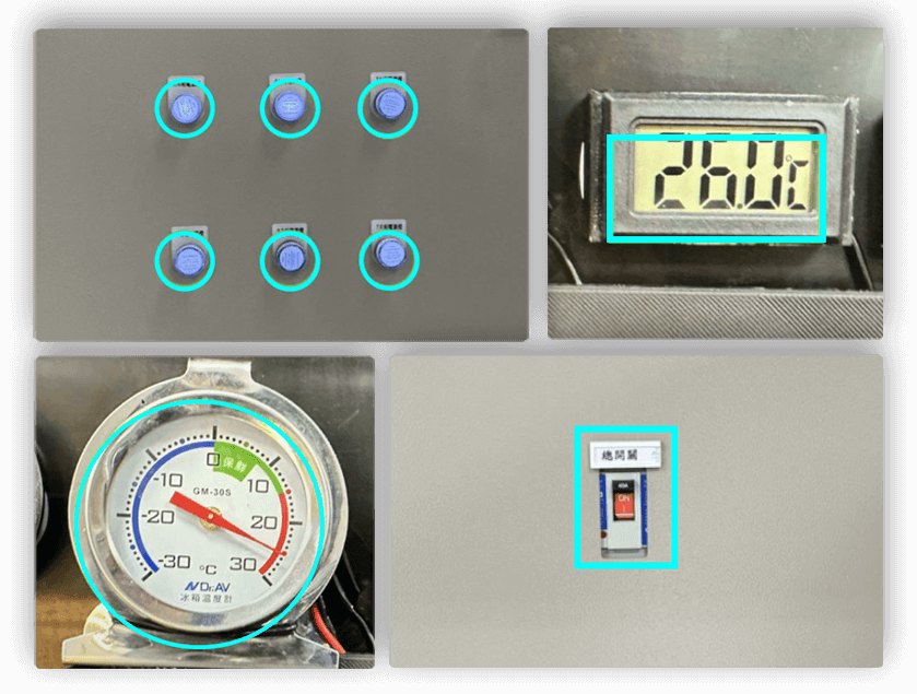 detector_aligns_analog_head,_digital_head,_light,_switch